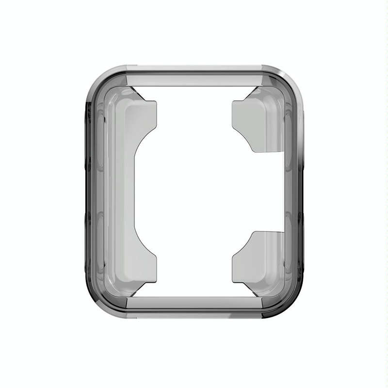 For Garmin Forerunner 35 / 30 TPU Half-pack Candy Color Protective Case(Transparent Black)
