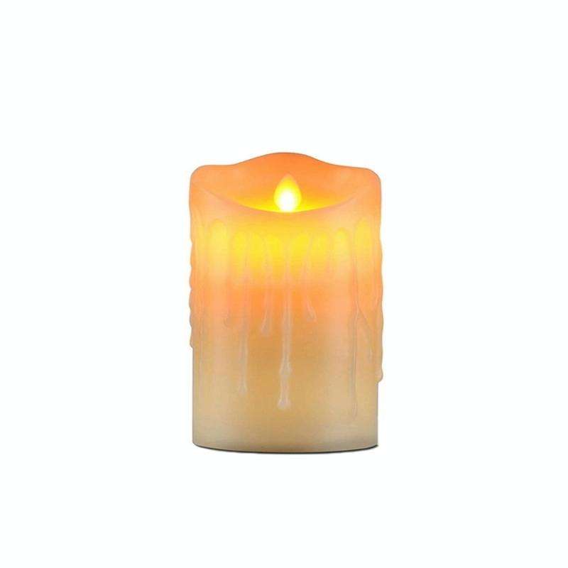 LED Electronic Candle Lights Halloween Christmas Decoration Props, Size: 7.5x10cm(Plastic Tears C...