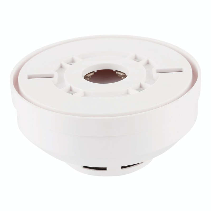 Photoelectric Smoke Detector with Red LED Indicator(White)
