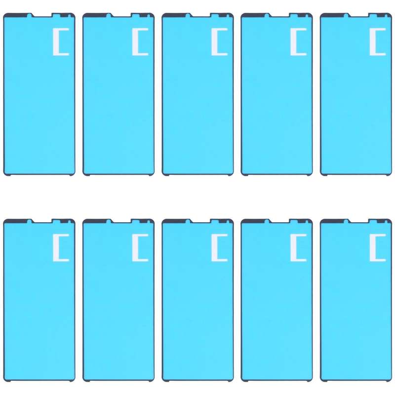 10 PCS Original Front Housing Adhesive for Sony Xperia 10 III / Xperia 10 II