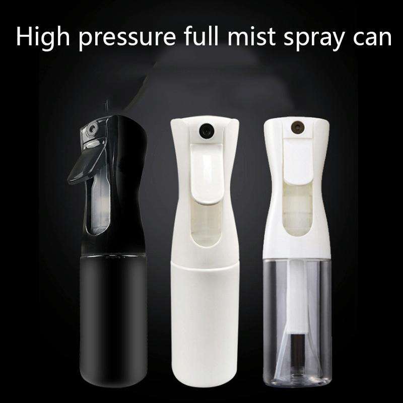 Hairstylist Spray Bottle High Pressure Fine Mist Makeup Spray Bottle, 160ML(Black)