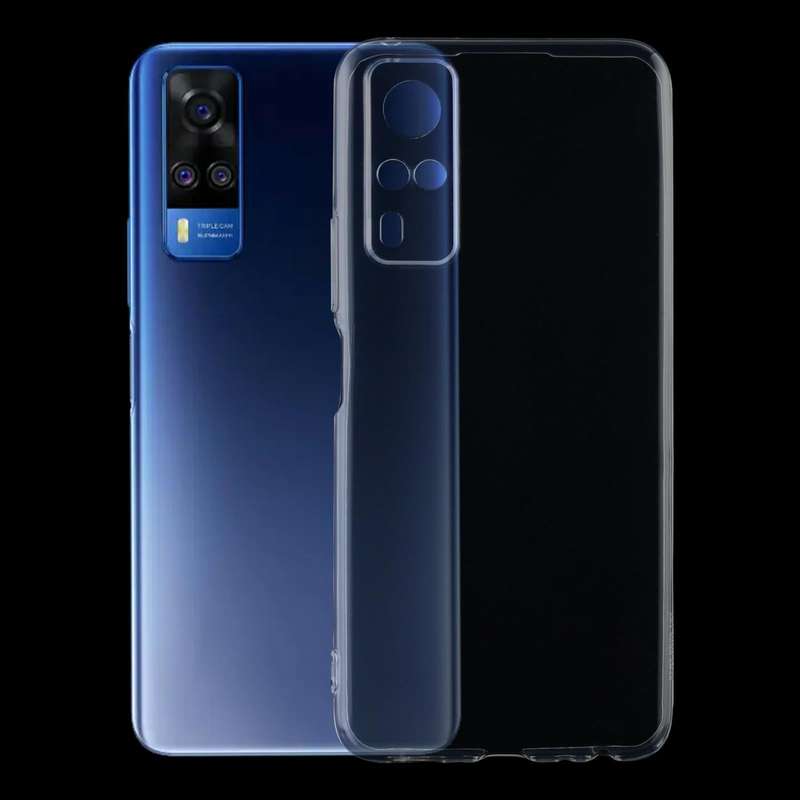 For vivo Y51 2020 0.75mm Ultra-thin Transparent TPU Soft Protective Case