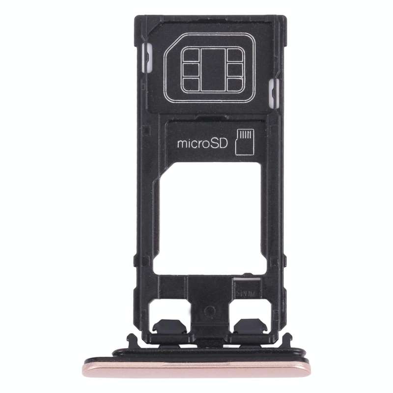 SIM Card Tray + Micro SD Card Tray for Sony Xperia X Performance (Pink)