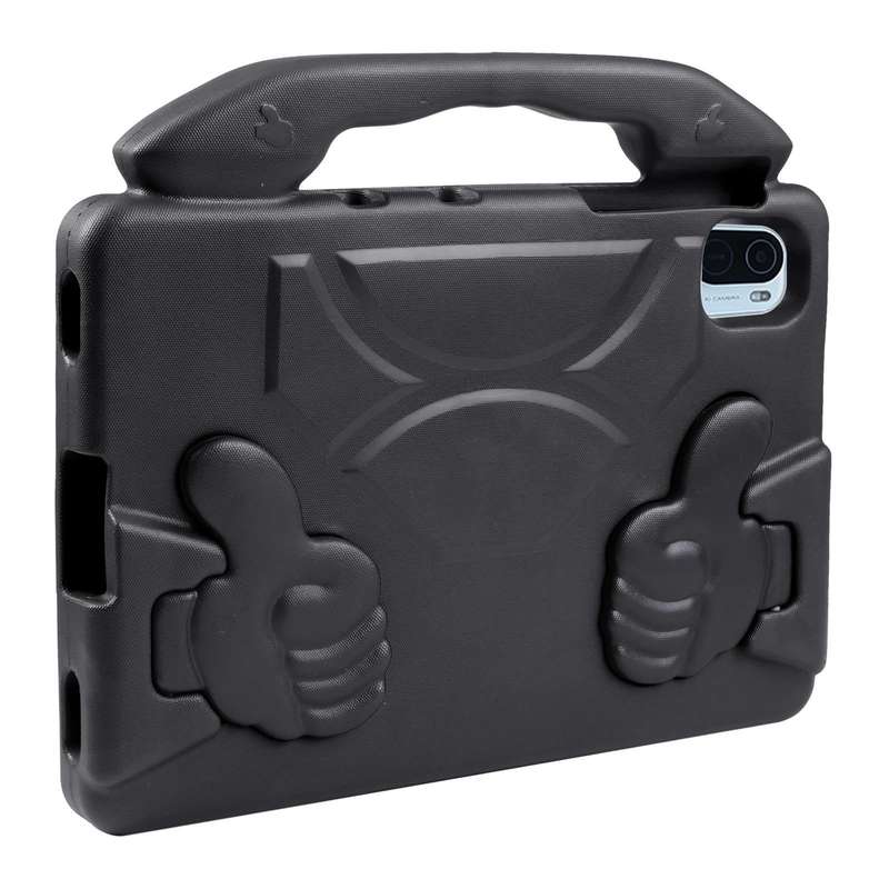 For Samsung Galaxy Tab A9+ 10.95 2023 Thumb Bracket EVA Shockproof Tablet Case(Black)