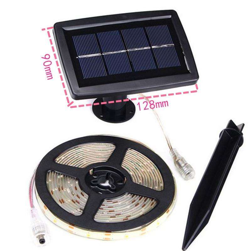 TYN002 5m 150 LEDs Solar Powered Garden Decoration LED Light Strip (Red Light)