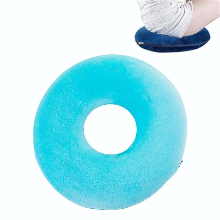 Anti-Decubitus Cushion Memory Foam Circle Chair Cushion(Blue)