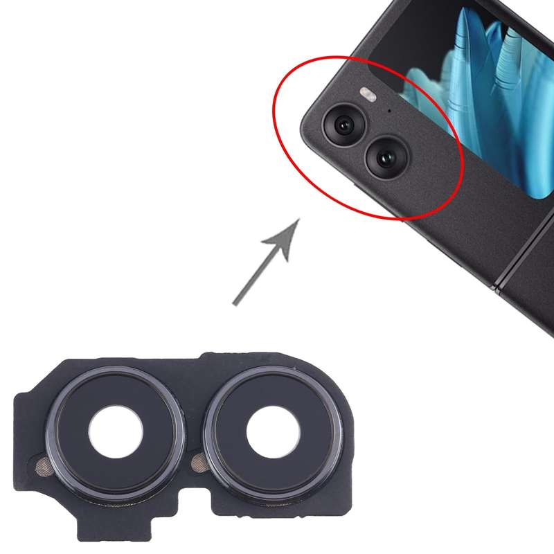 For OPPO Find N2 Flip Original Camera Lens Cover (Black)