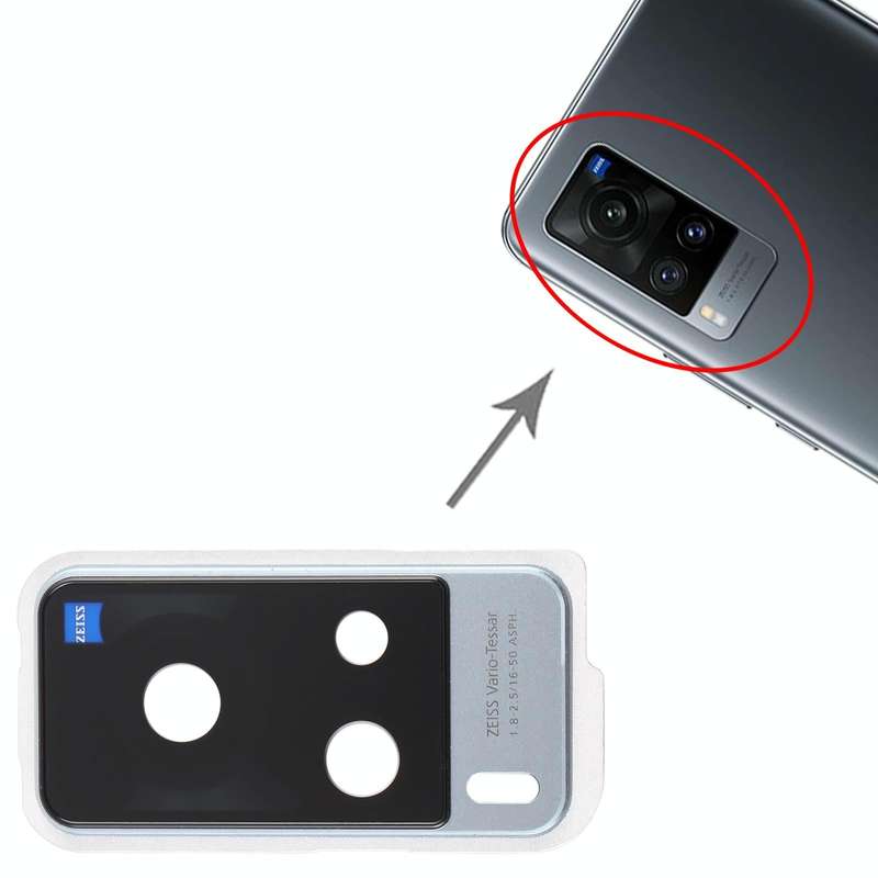 For vivo X60 Global Original Camera Lens Cover (Silver)