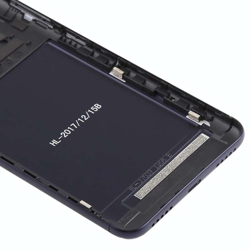 Back Cover with Camera Lens & Side Keys for Asus Zenfone Max Plus (M1) / ZB570TL(Black)