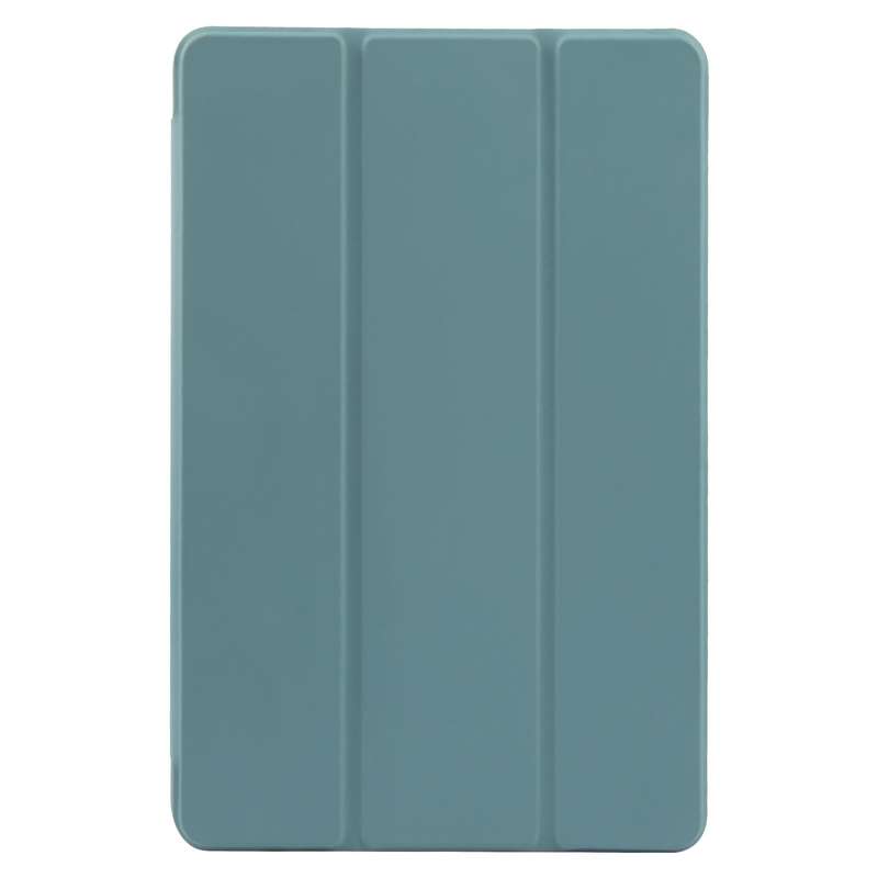 For Xiaomi Pad 6 / Pad 6 Pro Three-fold Holder Flip Tablet Leather Case(Dark Green)