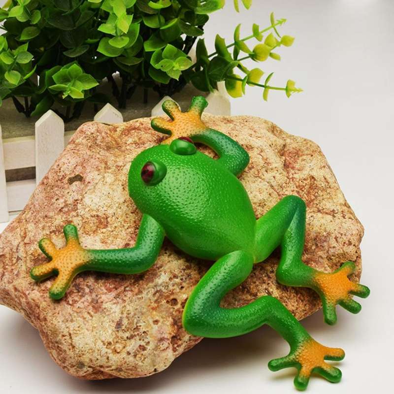 Simulation Frog Model Soft Fake Frog Creative Trick Frog