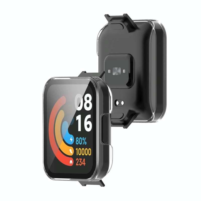 For Xiaomi Redmi Watch 2 Lite PC Toughened Film All-in-One Full-Enclosed Case(Green)