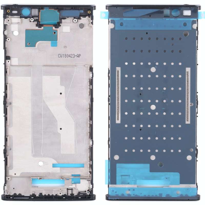 Front Housing LCD Frame Bezel for Sony Xperia XA2 Plus(Black)
