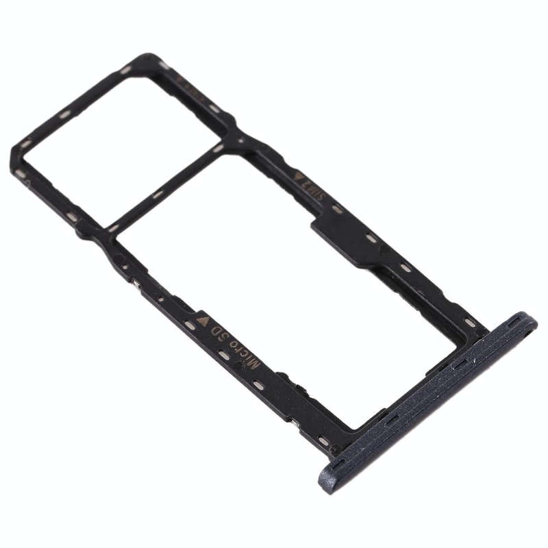 SIM Card Tray + SIM Card Tray + Micro SD Card Tray for Asus Zenfone Live L1 ZA550KL X00RD(Black)