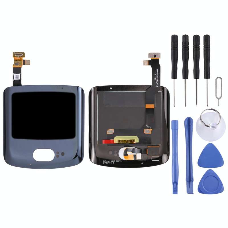 Original Secondary LCD Screen for Motorola Razr 5G with Digitizer Full Assembly (Black)