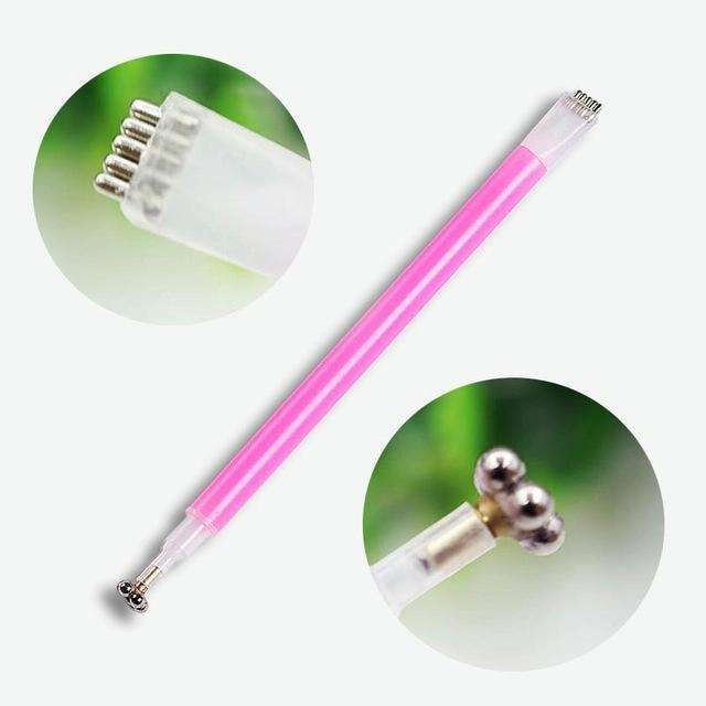 3 PCS Cat Eye Gel Magnet Pen Double Head Magnetic Pen Plum Branding Flower Magnetic Pen Nail Cat ...