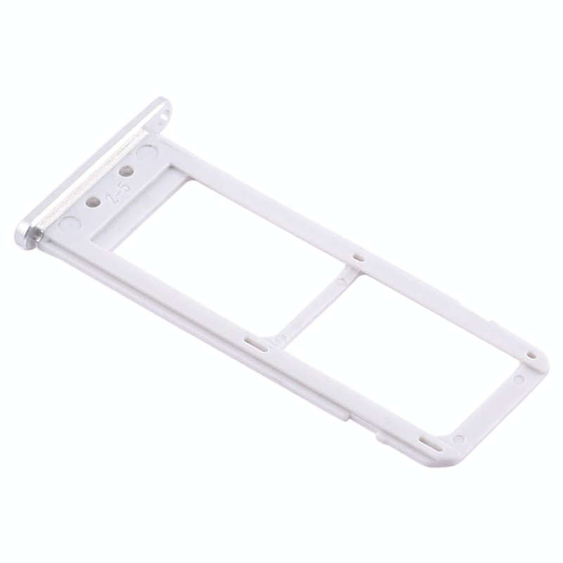 For Galaxy S6 Edge plus / S6 Edge+ 2 SIM Card Tray (Silver)