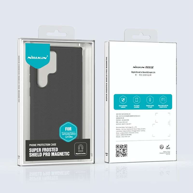 For Samsung Galaxy S24 Ultra 5G NILLKIN Frosted Shield Pro Magnetic Magsafe Phone Case(Green)