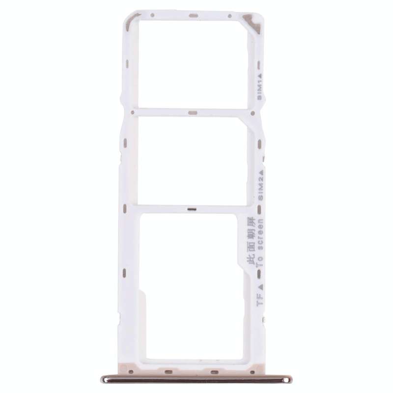 SIM Card Tray + SIM Card Tray + Micro SD Card Tray for Huawei Enjoy 8e (Silver)