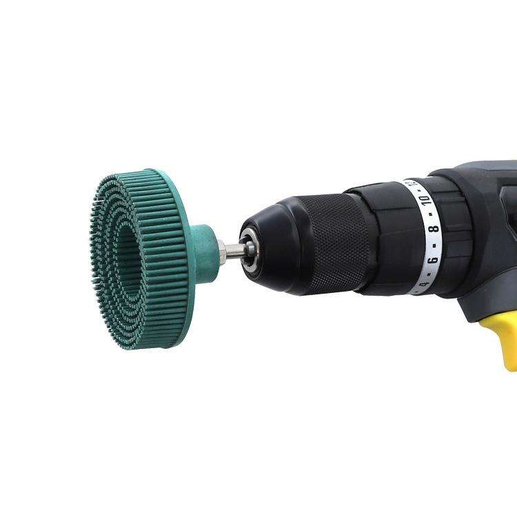 Electric Drill Disc Brush Emery Deburring Polishing Rubber Sanding Brush, Style: 3 Inch White
