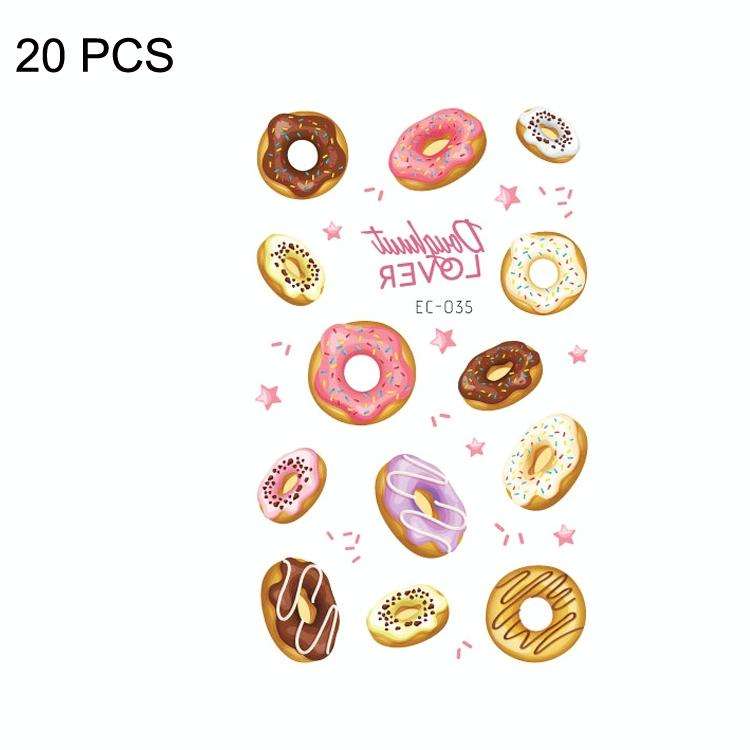 20 PCS Waterproof Sweatproof Cartoon Child Tattoo Stickers(EC-035)