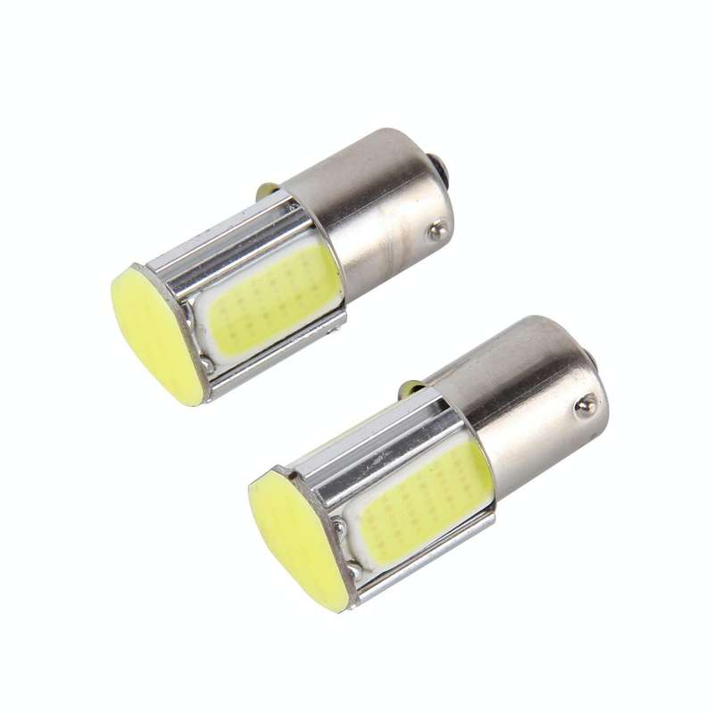 2 PCS 1156/BA15S 5W 6000K 350lm 4 COB LEDs Canbus Car Brake Light Tail Light Bulb, DC 12V(White L...