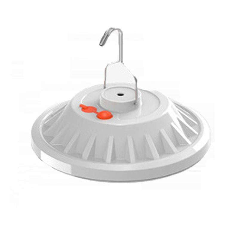 V61 60 LEDs UFO Rechargeable Light Household Emergency Light Bulb Outdoor Camping Night Market St...