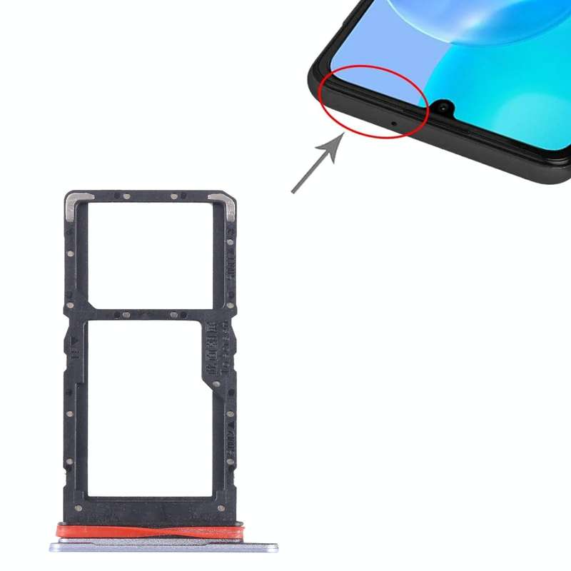 For Honor X5 Plus SIM + SIM / Micro SD Card Tray (Purple)