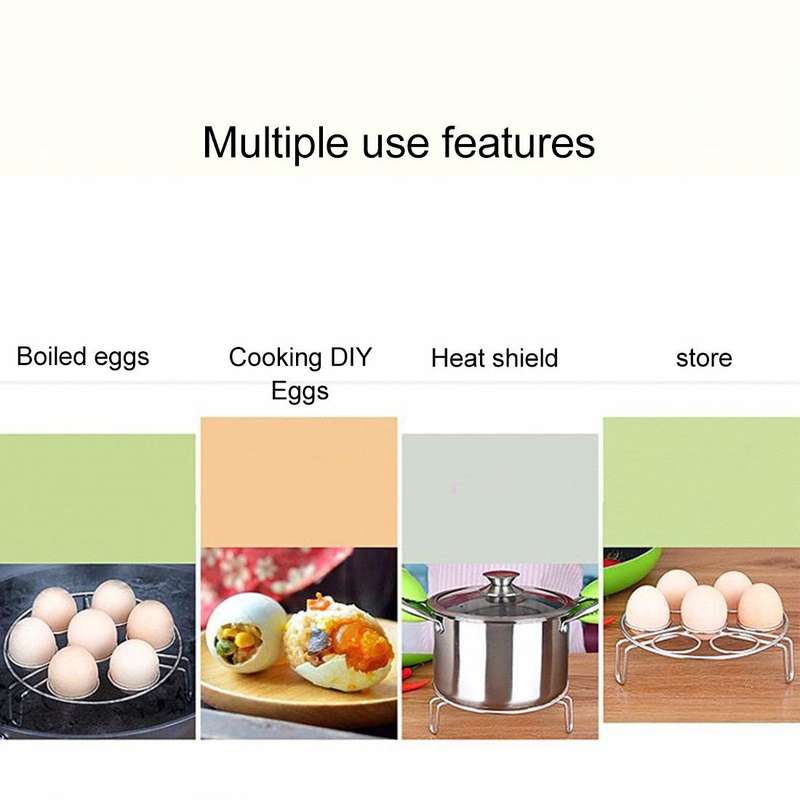 Steamer Rack Basket Egg Vegetable Steaming Trivet for Instant Pot Pressure Cooker, Diameter: 17.5...