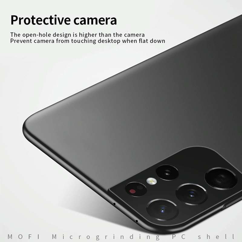 For Samsung Galaxy S21 Ultra 5G MOFI Frosted PC Ultra-thin Hard Case(Black)