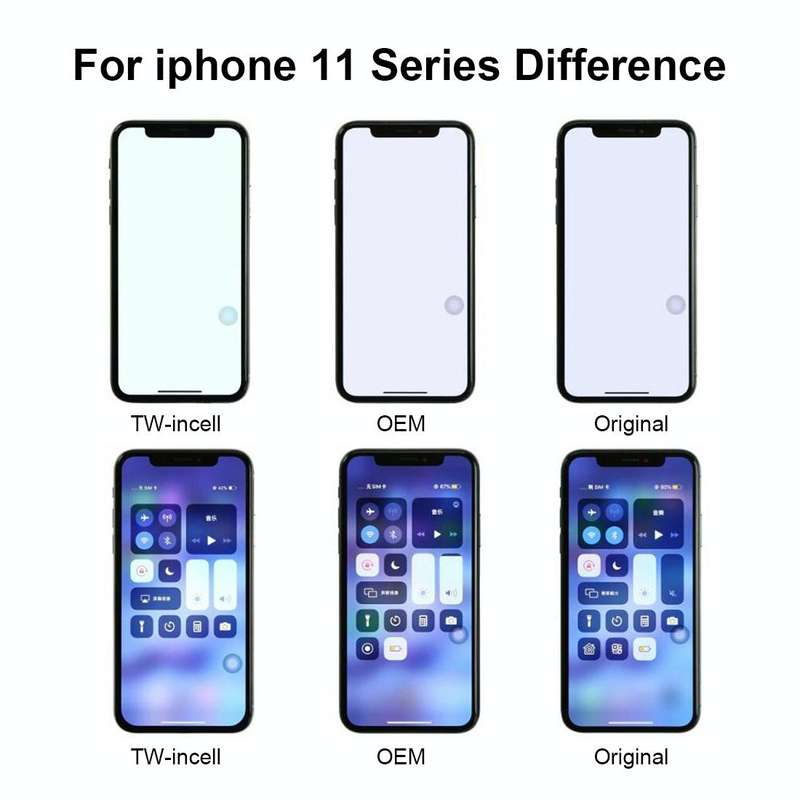 JK TFT LCD Screen for iPhone 11 with Digitizer Full Assembly(Black)