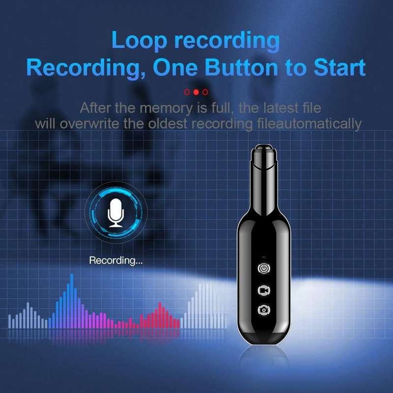 D3 AI Smart High-definition Noise Reduction Voice Recorder, Capacity:4GB(Black)