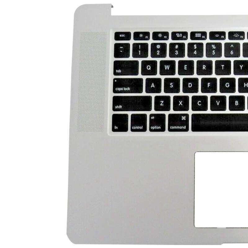 For Macbook Pro 15 A1398 2013 2014 US Keyboard with C Shell (Silver)
