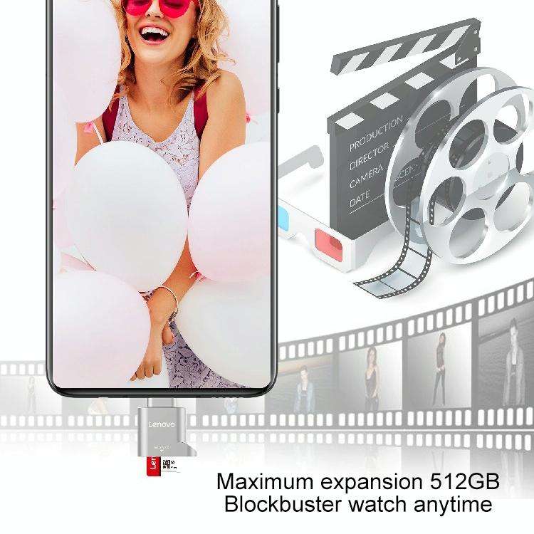 Lenovo D201 USB-C / Type-C To TF Card Reader