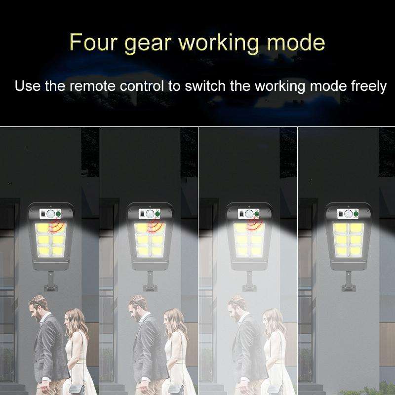 Solar Wall Light Outdoor Waterproof Human Body Induction Garden Lighting Household Street Light 4...