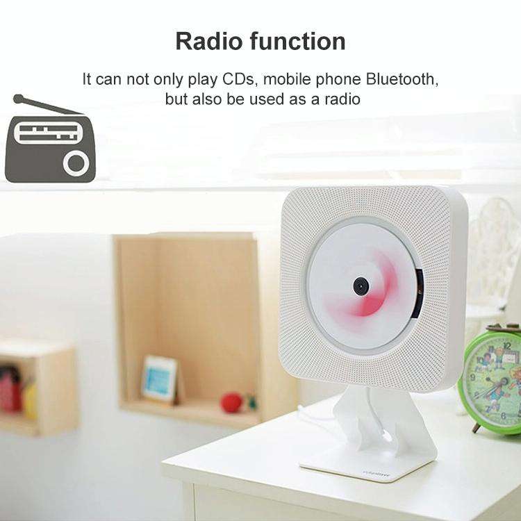 The Second Generation Portable Digital Display Bluetooth Speaker CD Player with Remote Control (W...