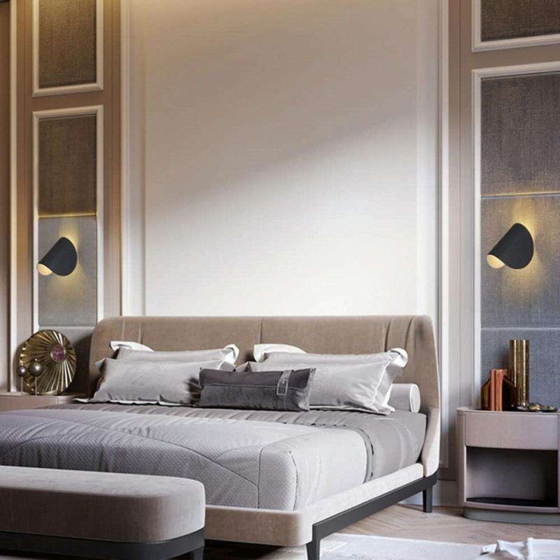 Showroom Bedroom Bedside Lamp Rotating LED Color Wall Lamp, Color: Red(Warm Light)