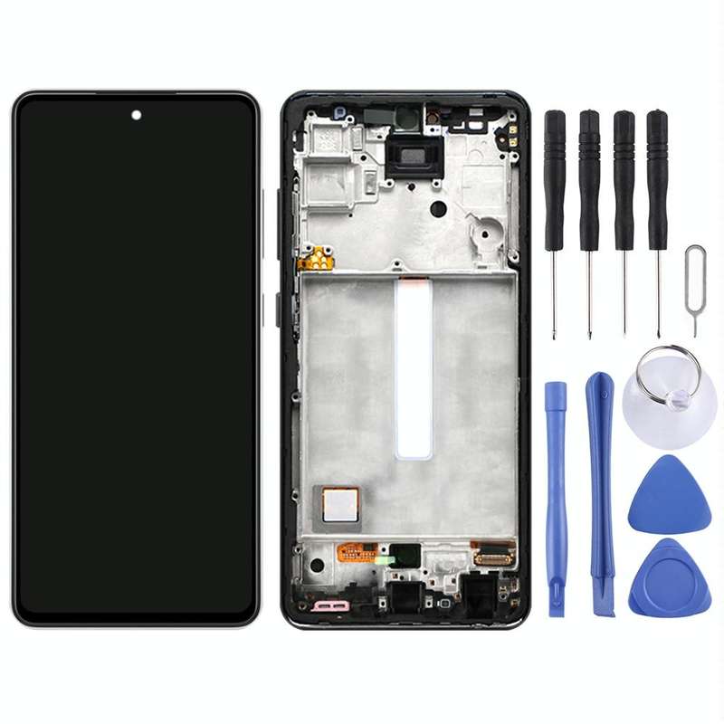 Original Super AMOLED LCD Screen for Samsung Galaxy A52 SM-A526(5G Version) Digitizer Full Assemb...