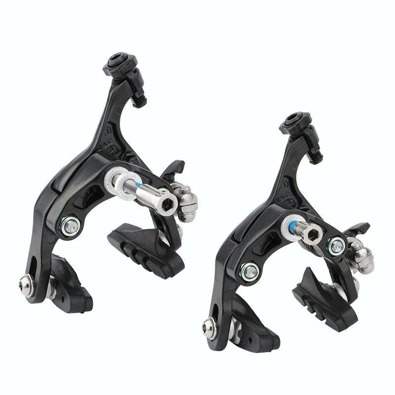 Meroca Bicycle Aluminum Alloy C Brake, Color: Black Front+Rear