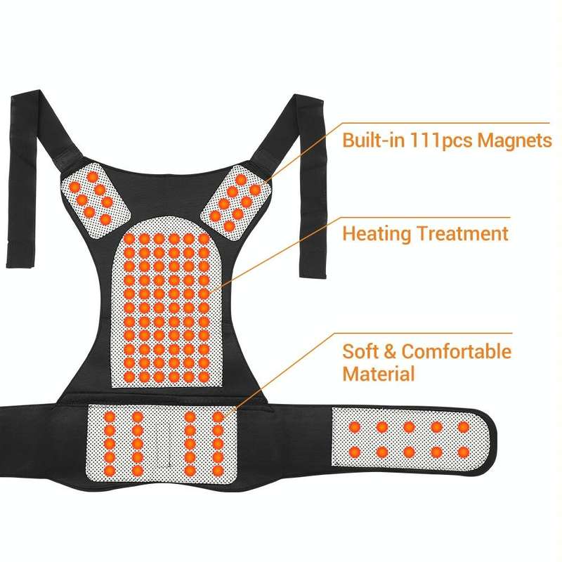 HailiCare Household Neck Back Waist Protector Waistcoat Warm Vest Protective Gear with Magnet The...