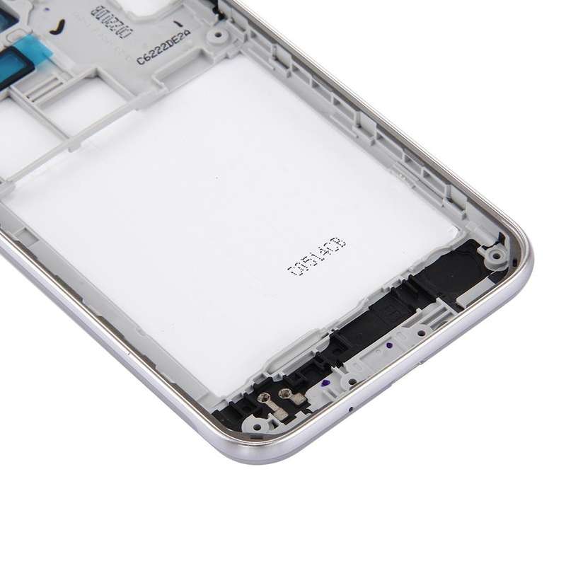 For Galaxy J3 (2016) / J320 (Double card version) Battery Back Cover + Middle Frame Bezel (White)