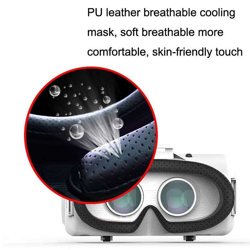 VRSHINECON G06B+B01+HS6G Headset VR Glasses Phone 3D Virtual Reality Game Helmet Head Wearing Dig...