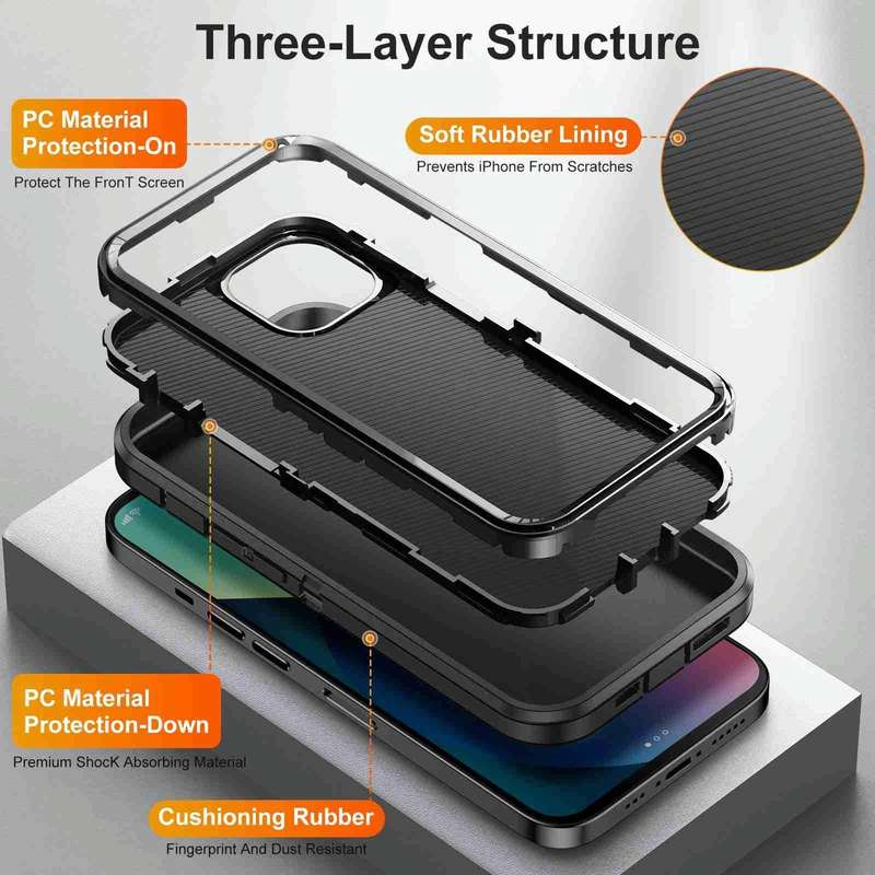 For iPhone 11 Life Waterproof Rugged Phone Case(Black)