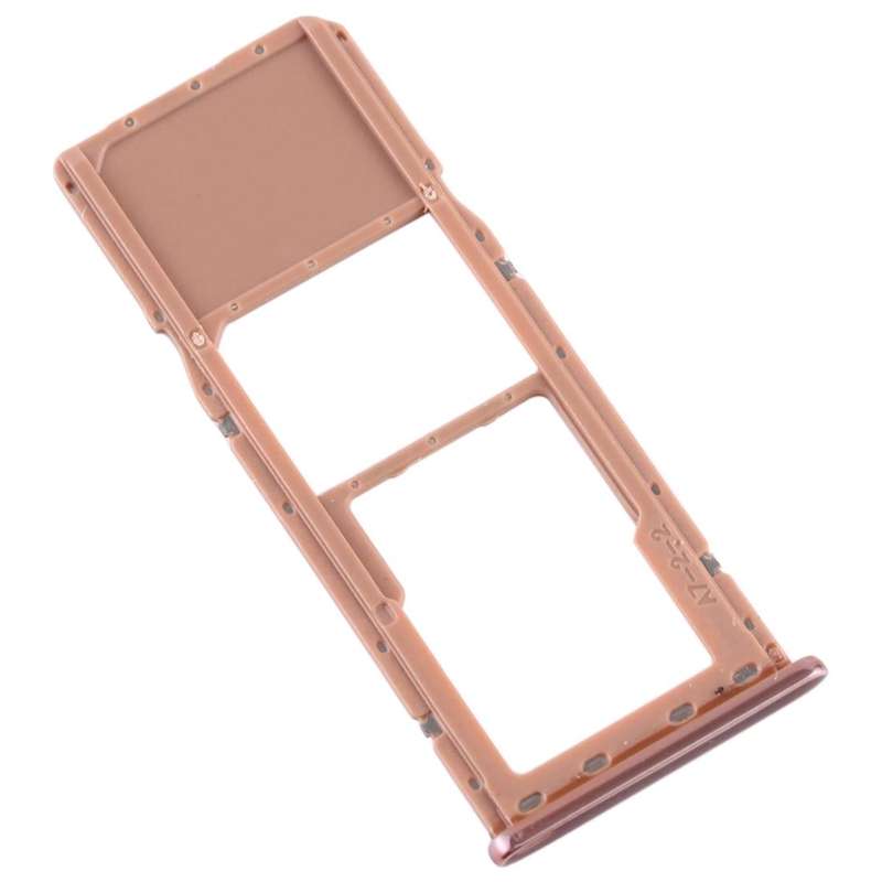 For Galaxy A7 (2018) / A750F SIM Card Tray + Micro SD Card Tray (Gold)