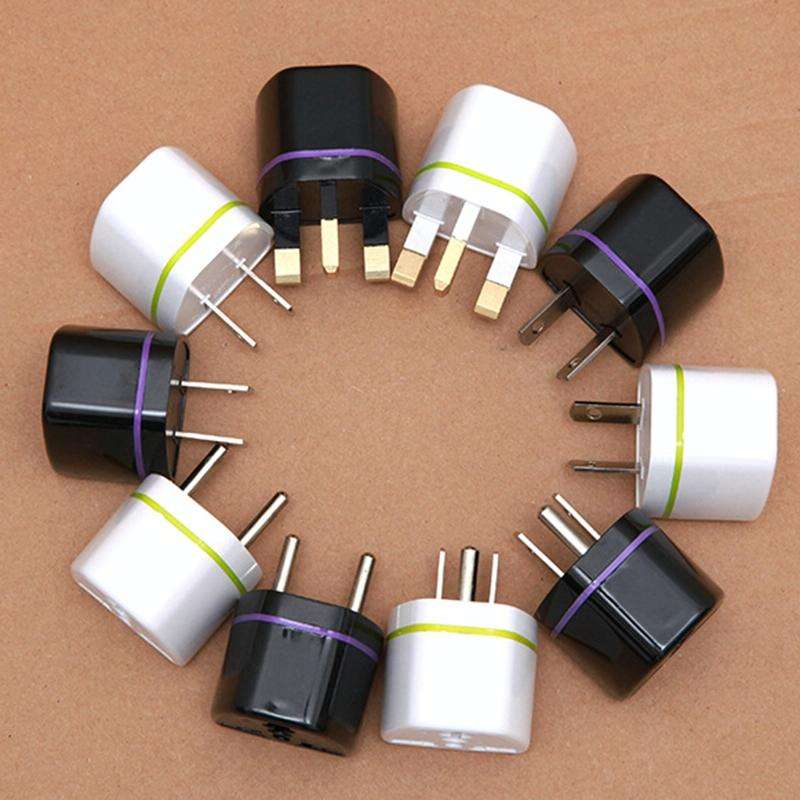 Pure Copper US Plug Mexico Adapter (White)