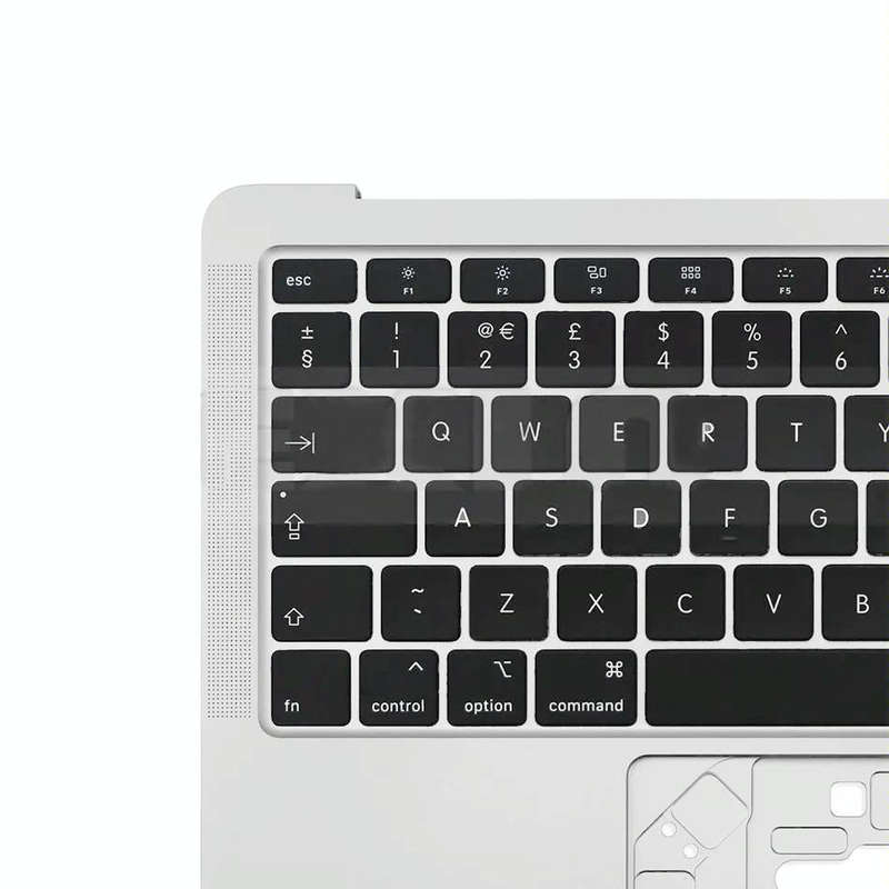 For Macbook Air 13 A2179 2020 C-side Cover + UK Edition Key Board(Silver)