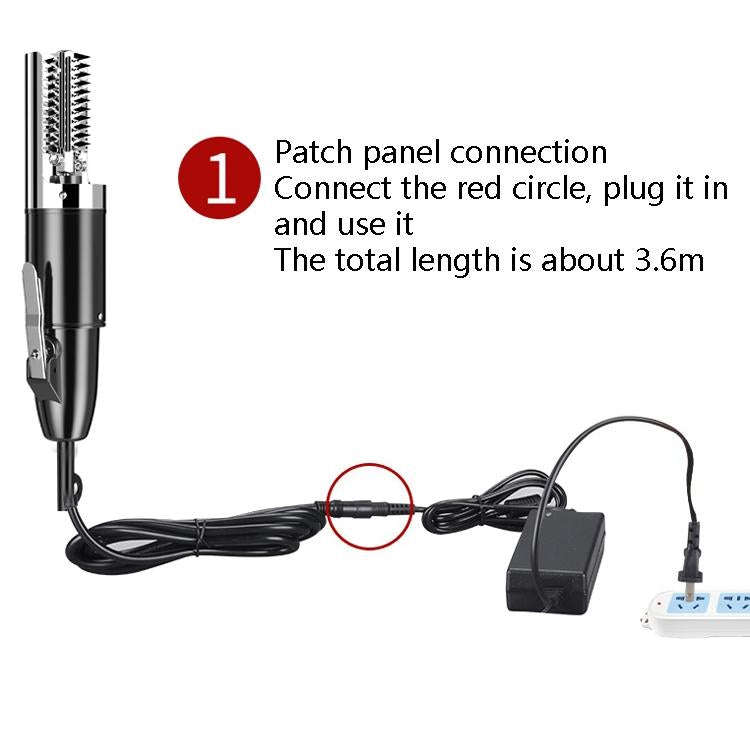 Electric Fish Scale Scraper Household Use Scraping Tool, CN Plug(Black)