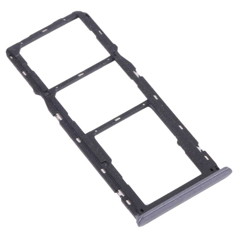 For OPPO Realme C3 RMX2027, RMX2020, RMX2021  SIM Card Tray + SIM Card Tray + Micro SD Card Tray ...