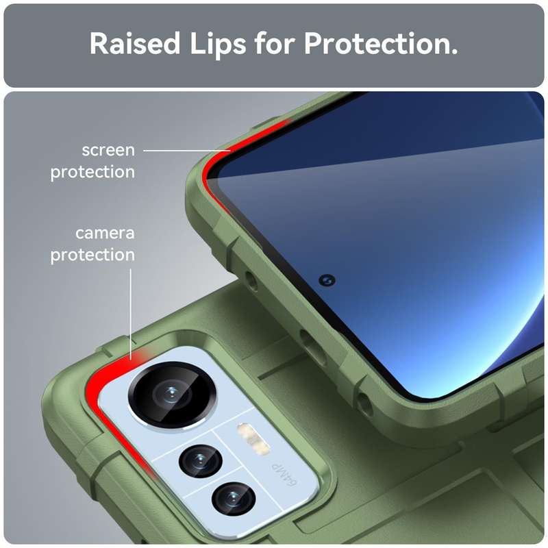 For Xiaomi 12 Lite Full Coverage Shockproof TPU Phone Case(Green)