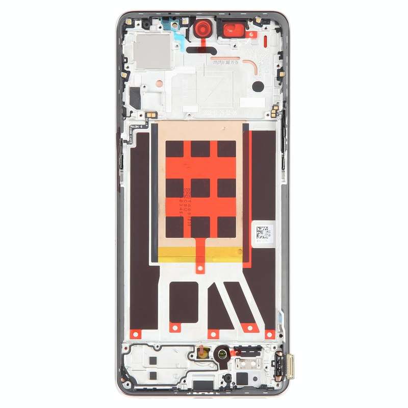 Original LCD Screen For OPPO Reno9 Pro Digitizer Full Assembly with Frame (Gold)